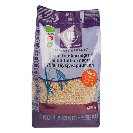 Urtekram Grødris Fuldkorn Økologisk | 500 gr fra Urtekram på Mecindo.dk