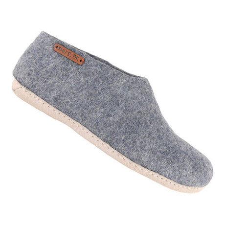 SHU`S hjemmesko med læder sål Denim | 36 fra SHUS på Mecindo.dk