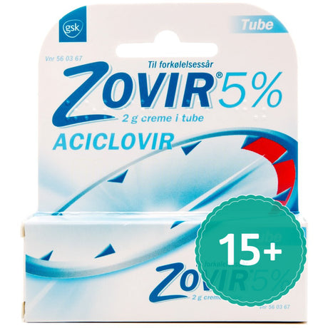 Zovir Creme Til Forkølelsessår | 2 gr fra Otinova på Mecindo.dk