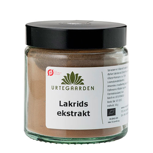 Urtegaarden Lakridsekstrakt Økologisk | 30 gr fra Urtegaarden på Mecindo.dk
