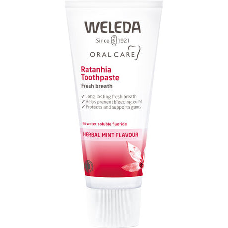Weleda Rathania Tandpasta | 75 ml fra Weleda på Mecindo.dk