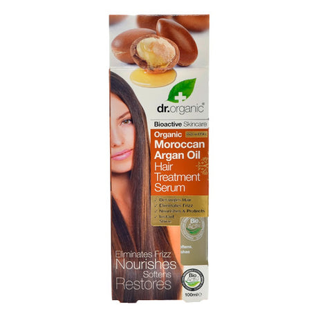 Dr. Organic Hair Elixir Argan | 100 ml fra Dr. Organic på Mecindo.dk