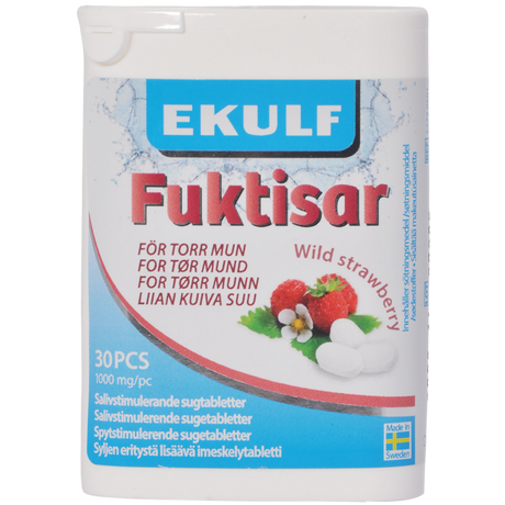 Ekulf Fuktisar Wild Strawberry | 30 stk fra Ekulf på Mecindo.dk