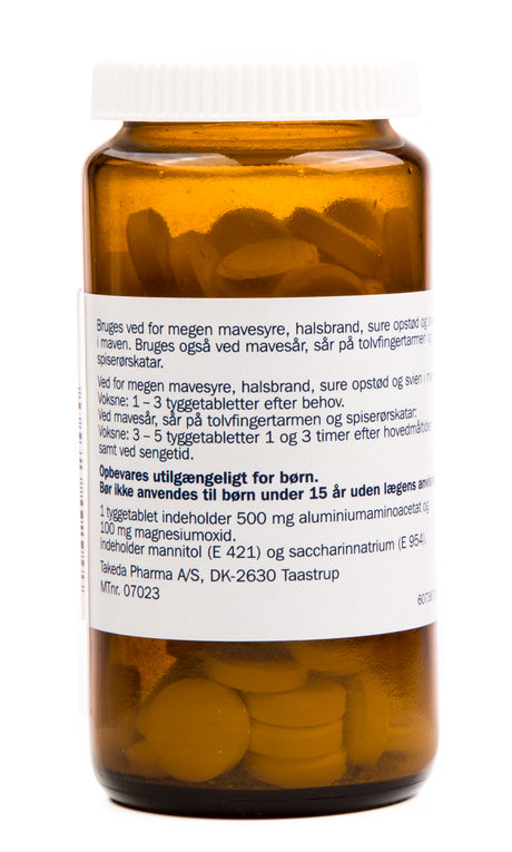 Alminox Dak Tyggetabletter | 100 Tabl. fra Otinova på Mecindo.dk