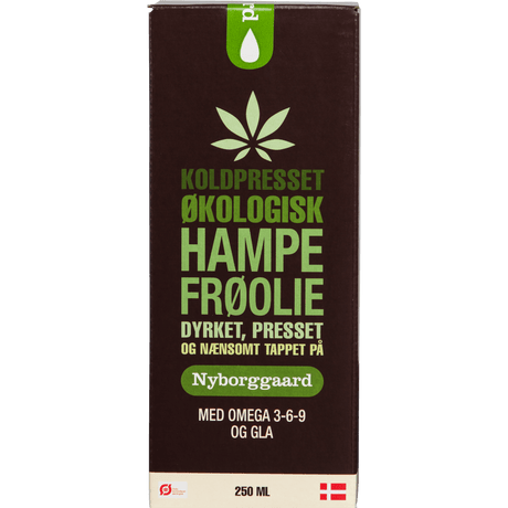 Nyborggaard Hampefrøolie Økologisk | 250 ml