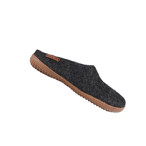 SHU`S hjemmesko med gummi sål Dark Grey | 37 fra SHUS på Mecindo.dk