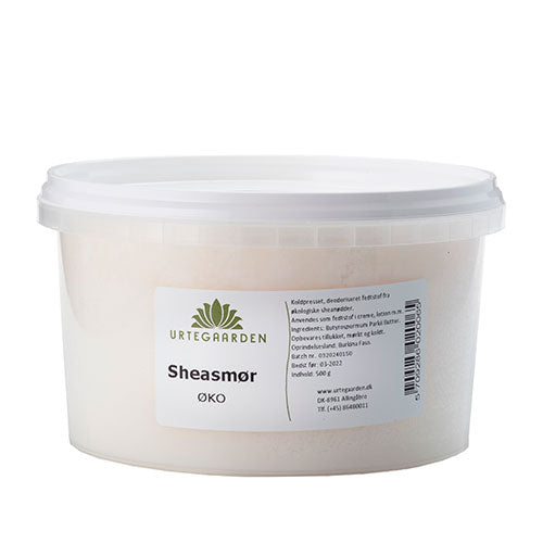 Urtegaarden Sheasmør Øko | 500 gr fra Urtegaarden på Mecindo.dk