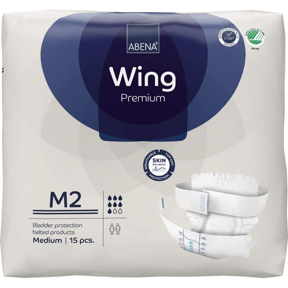 Abena Wing M2 | Str. M fra Abena på Mecindo.dk