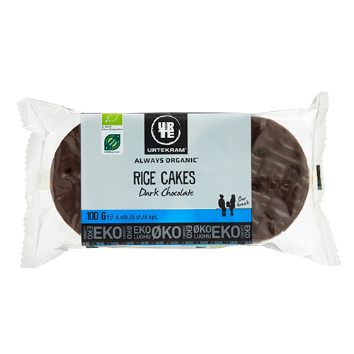 Urtekram Riskager Mørk Chokolade Økologisk | 100 gr fra Urtekram på Mecindo.dk