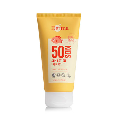 Derma Kids Sollotion Spf50 | 150 ml fra Derma på Mecindo.dk