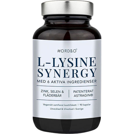 Nordbo L-Lysine Synergy | 90 kapsler fra NORDBO på Mecindo.dk