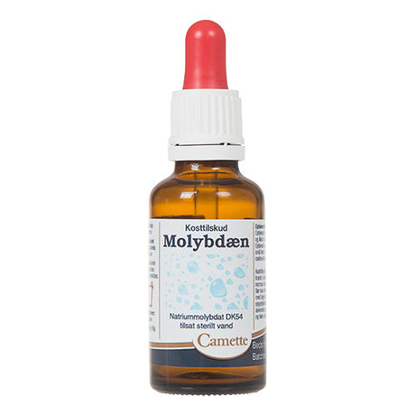 Camette Molybdaen Dråber | 30 ml fra Camette på Mecindo.dk