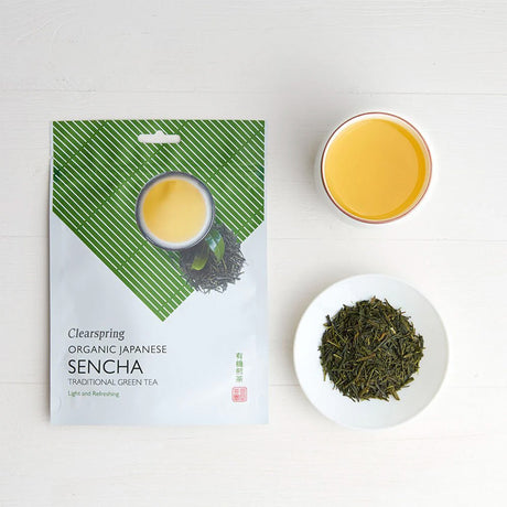 Clearspring Sencha Grøn Te (Løsvaegt) Økologisk | 90 gr fra Clearspring på Mecindo.dk