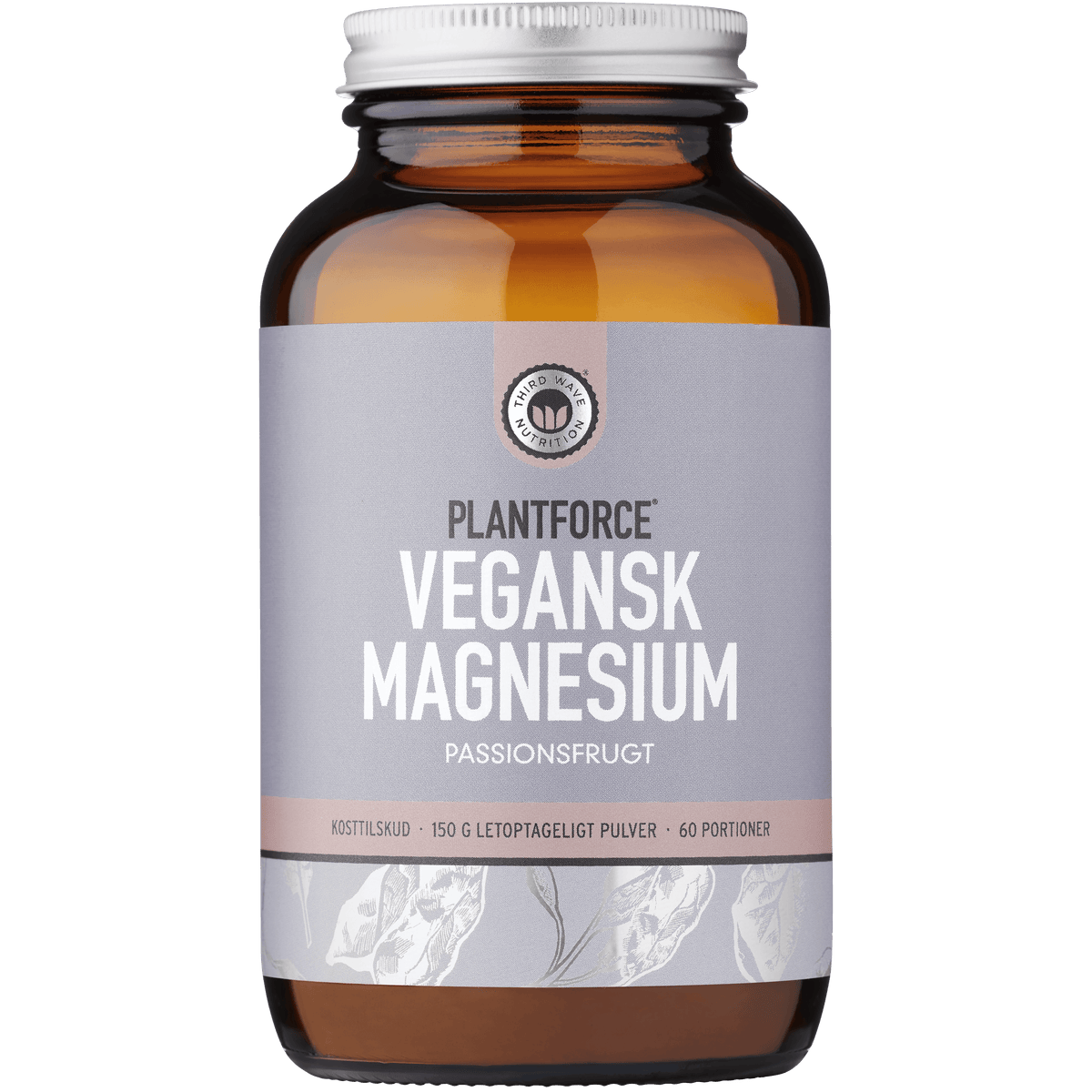 Plantforce Magnesium Passionsfrugt | 150 g fra Plantforce på Mecindo.dk