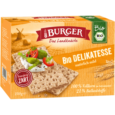 Burger Knækbrød Økologisk | Fuldkorn fra Burger på Mecindo.dk
