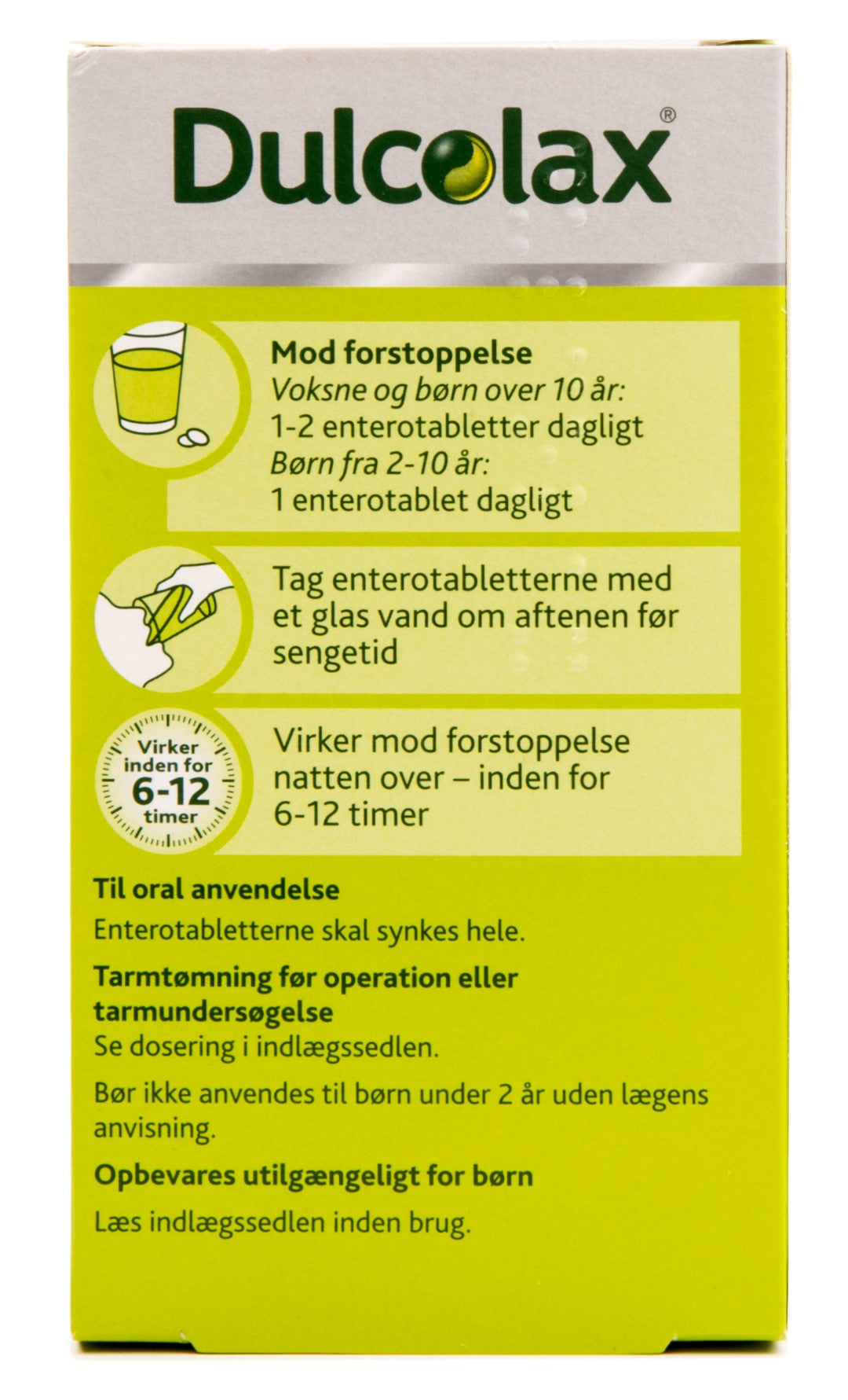 Dulcolax Enterotabletter | 100 Tabl. fra Dulcolax på Mecindo.dk