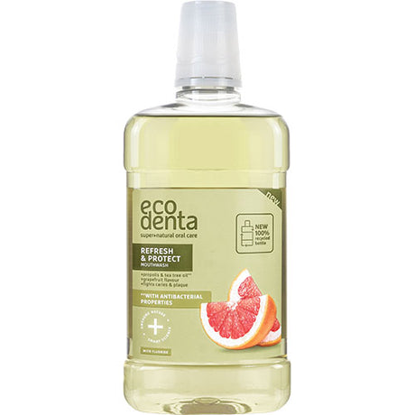 ecodenta Mundskyl M. Propolis & Tea Tree Oil Refresh & Protect | 500 ml fra ecodenta på Mecindo.dk