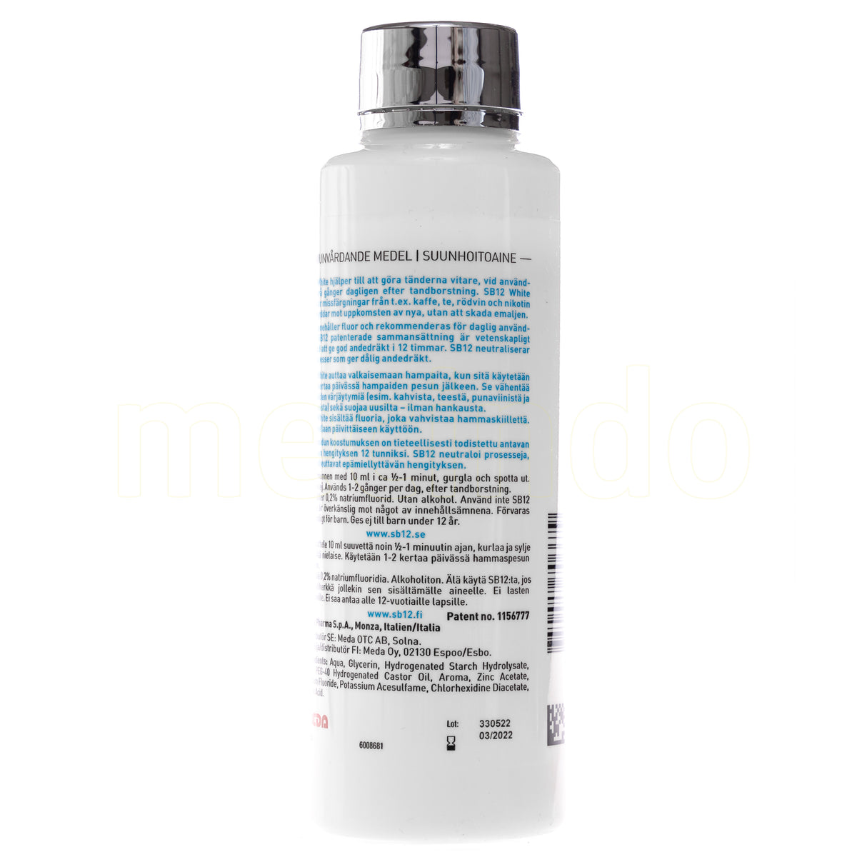SB12 White Mundskyl | 500 ml fra SB12 på Mecindo.dk