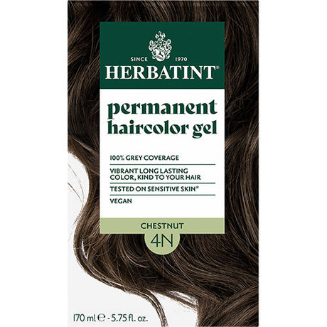 Herbatint Hårfarve 170 ML | 4N Chestnut fra Herbatint på Mecindo.dk
