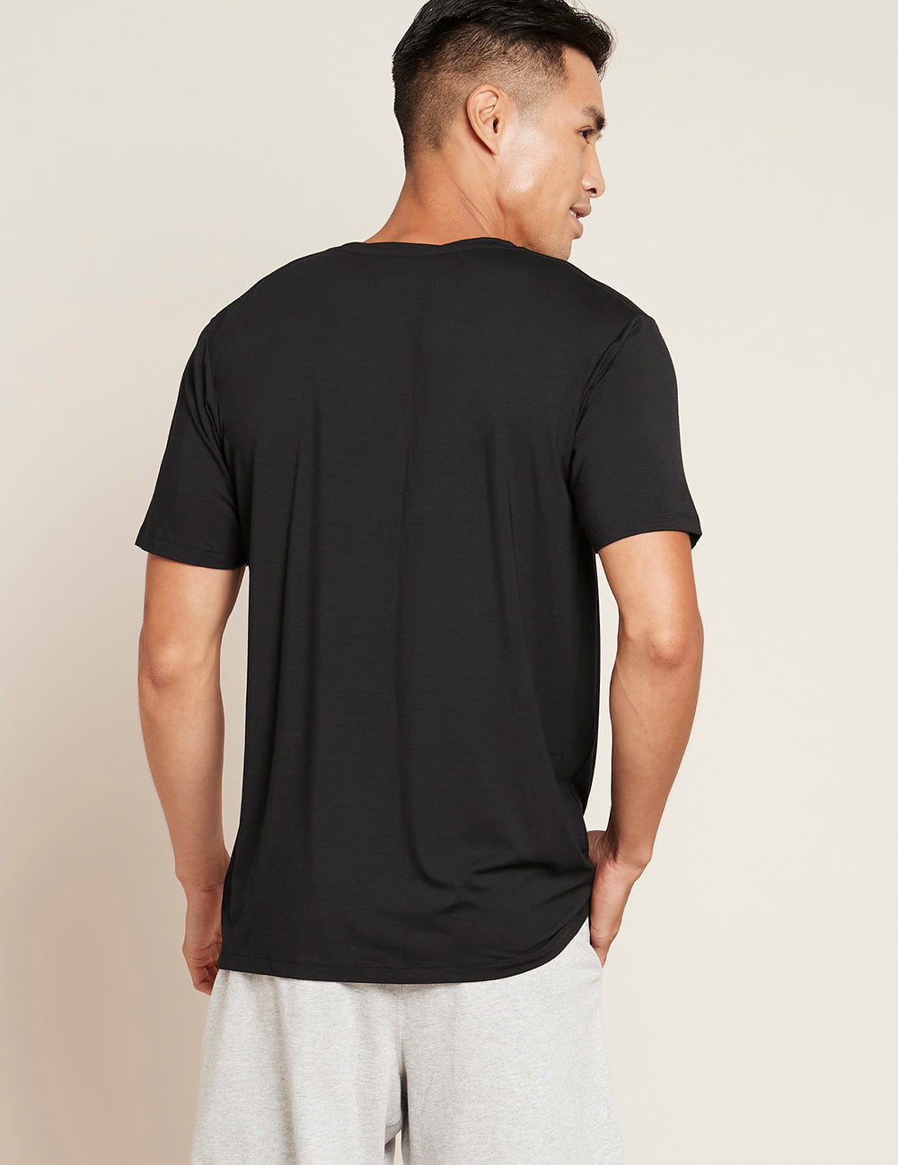 Boody Men´s Crew Neck T-shirt Sort | Str. Xl fra Boody på Mecindo.dk