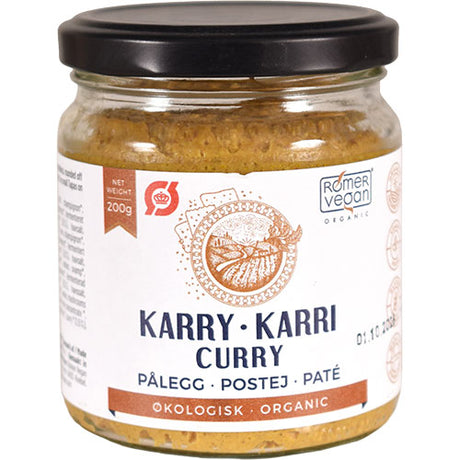 Rømer Smørepålaeg Karry Økologisk | 200 gr fra Rømer på Mecindo.dk