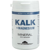 Natur-Drogeriet Kalk + Magnesium | 400 Tabl. fra Natur-Drogeriet på Mecindo.dk
