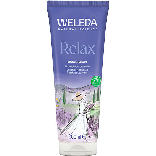 Weleda Relax Shower Cream Lavender | 200 ml fra Weleda på Mecindo.dk