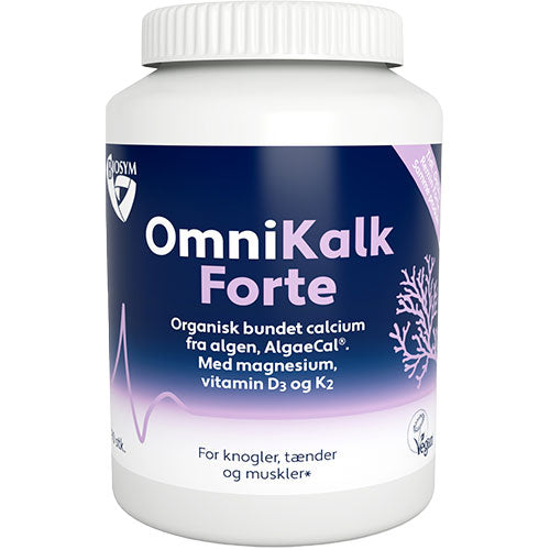 Biosym Omnikalk Forte | 90 kapsler fra Biosym på Mecindo.dk