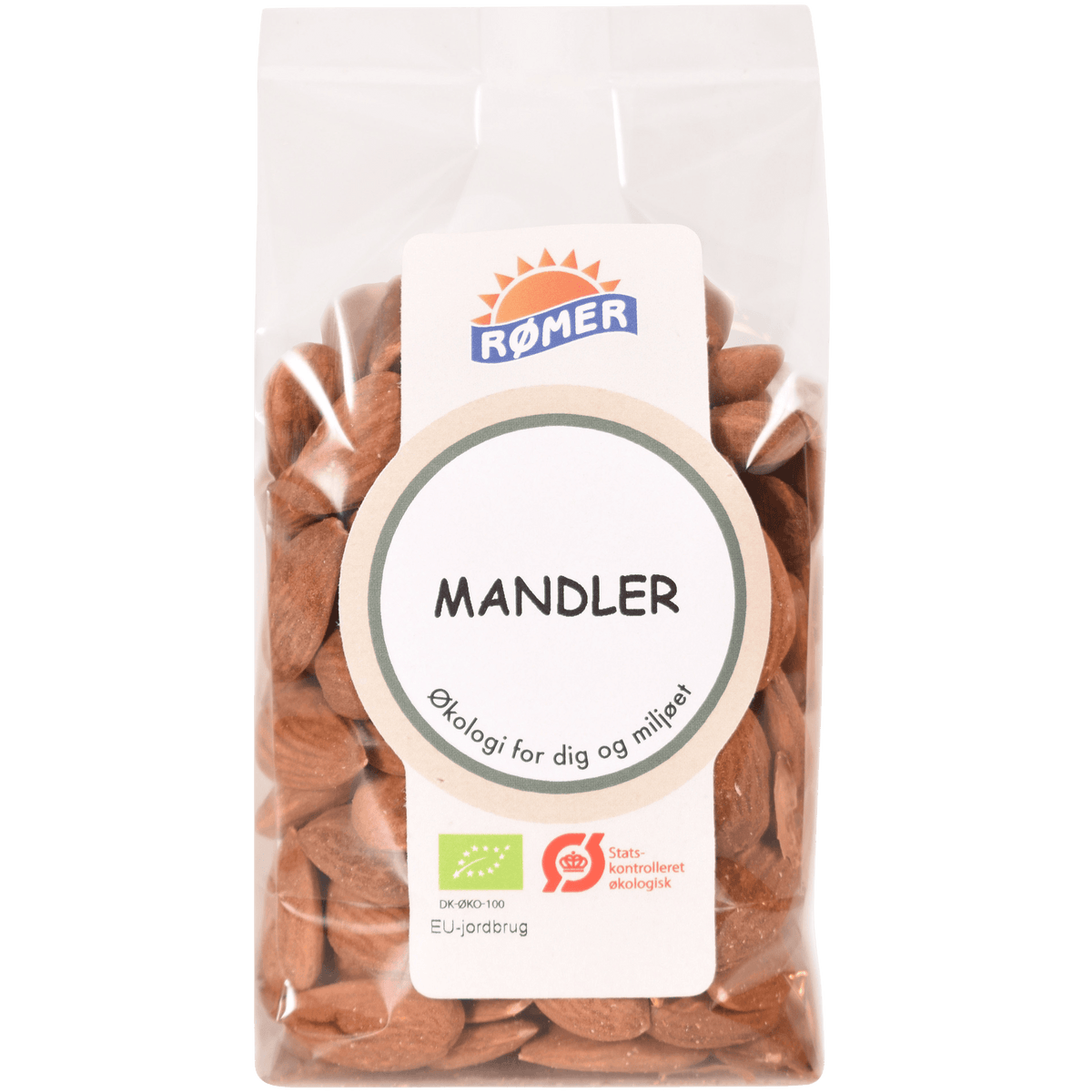 Rømer Mandler Økologisk | 200 g fra Rømer på Mecindo.dk