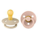 BIBS Colour Latex Size 1 Vanilla/Blush 2 PACK fra BIBS på Mecindo.dk