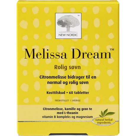 New Nordic Melissa Dream | 60 tabletter fra New Nordic på Mecindo.dk
