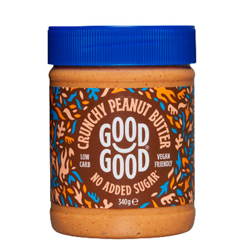 Good Good Jordnøddesmør Crunchy | 340 gr fra Good Good på Mecindo.dk
