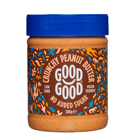Good Good Jordnøddesmør Crunchy | 340 gr fra Good Good på Mecindo.dk