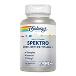 Solaray Spektro Multi-vitamin U. Jern Og Vit. K. | 100 kapsler
