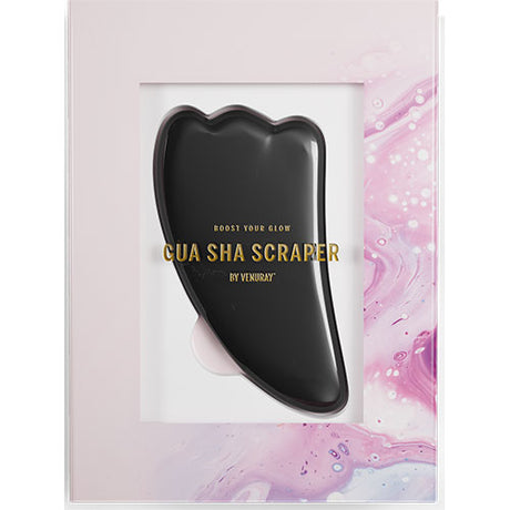 Venuray Gua Sha Sten - Black Obsidian fra Venuray på Mecindo.dk