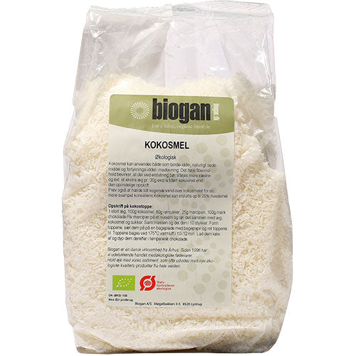 Biogan Økologisk Kokosmel | 500 gr fra Biogan på Mecindo.dk
