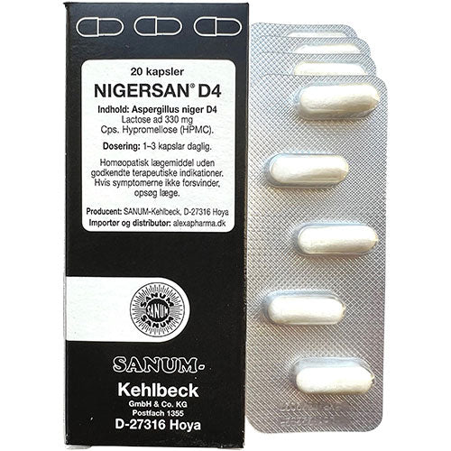 Sanum Nigersan kapsler D4 | 20 kapsler