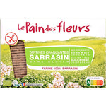 Le pain des fleurs Knækbrød Boghvede Glutenfri Økologisk | 300 gr