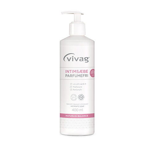 Vivag Intimsaebe Parfumefri | 400 ml fra Vivag på Mecindo.dk