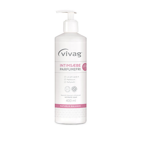 Vivag Intimsaebe Parfumefri | 400 ml fra Vivag på Mecindo.dk