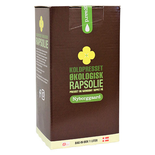 Nyborggaard Rapsolie Økologisk | 1 ltr fra Nyborggaard på Mecindo.dk
