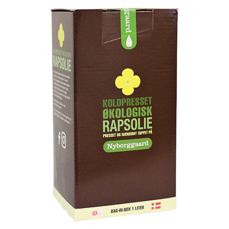 Nyborggaard Rapsolie Økologisk | 1 ltr fra Nyborggaard på Mecindo.dk