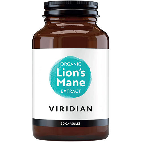 Viridian Nutrition Lions Mane Ekstrakt Økologisk | 30 kapsler fra Viridian Nutrition på Mecindo.dk
