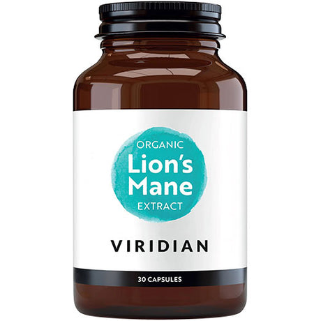 Viridian Nutrition Lions Mane Ekstrakt Økologisk | 30 kapsler fra Viridian Nutrition på Mecindo.dk