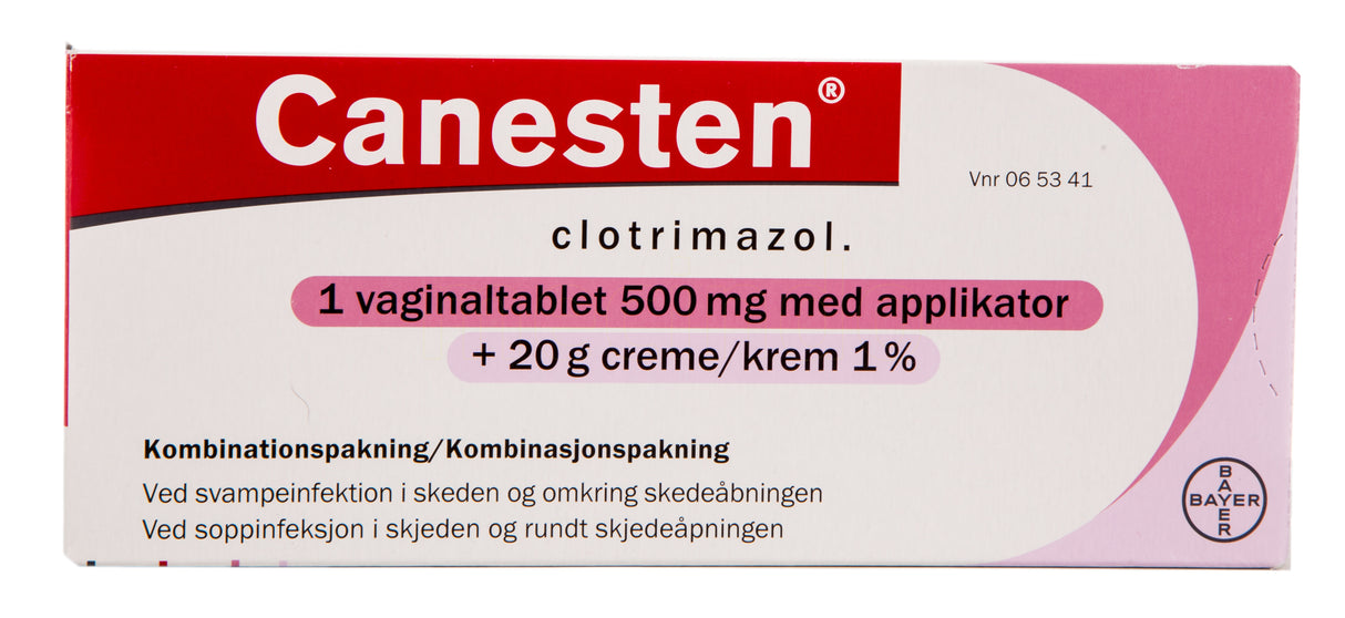 Canesten Kombinationspakke fra Canesten på Mecindo.dk