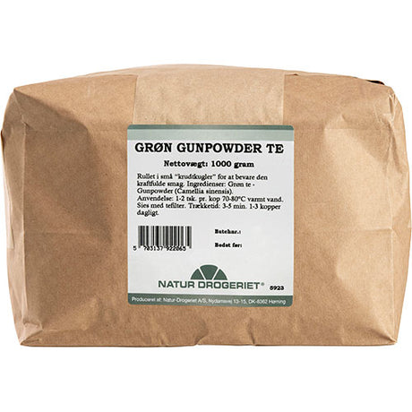 Natur-Drogeriet Grøn Gunpowder Te | 1 kg fra Natur-Drogeriet på Mecindo.dk