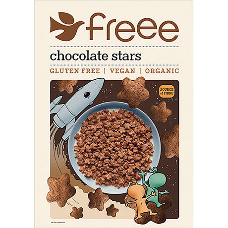 Doves Farm Organic Chocolate Stars Glutenfri | 300 gr fra Doves Farm på Mecindo.dk