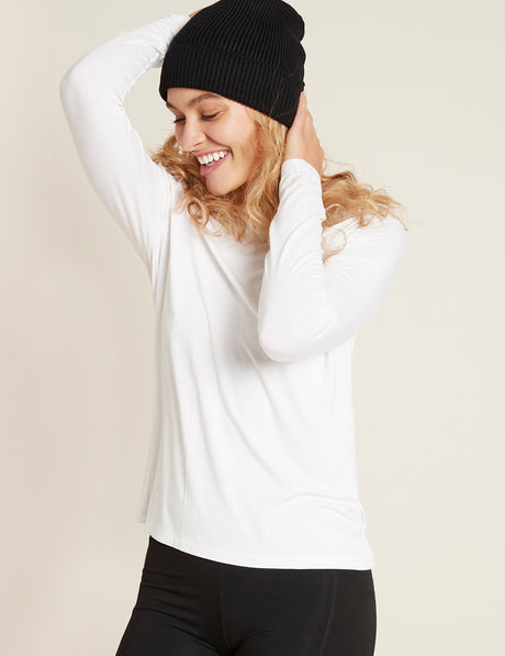 Boody Beanie Hue Ribbed Knit Sort One-size fra Boody på Mecindo.dk