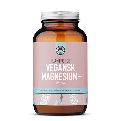Plantforce Vegansk Magnesium + Natural | 160 gr fra Plantforce på Mecindo.dk