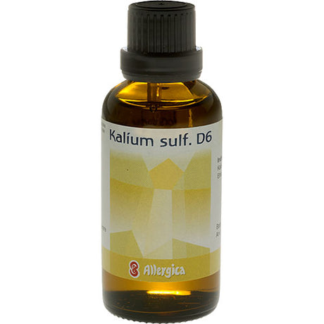 Allergica Kalium Sulf. D6 Cellesalt 6 | 50 ml fra Allergica på Mecindo.dk